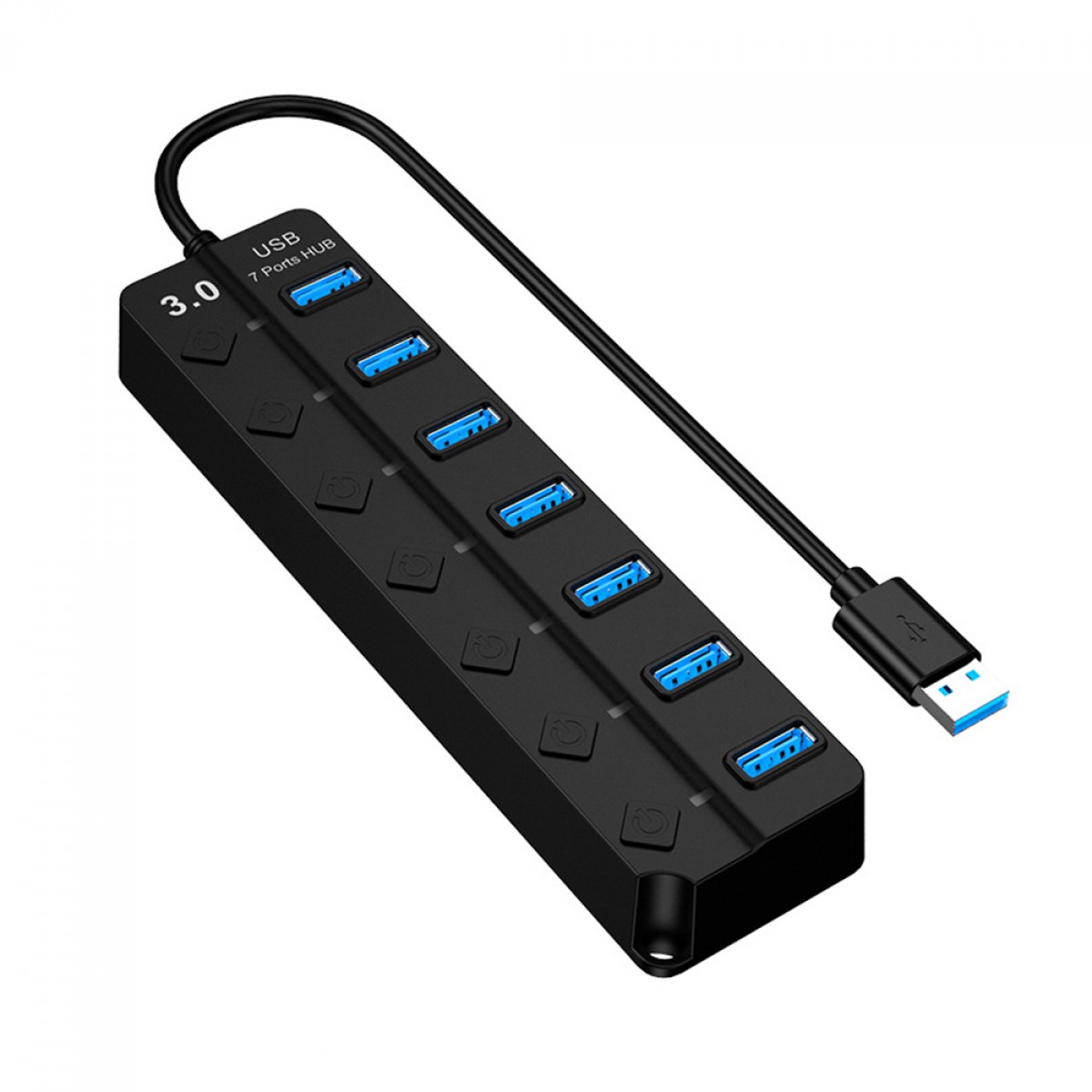 HUB 7 Em 1, USB 3.0, Pure Power, PP-HUB-004