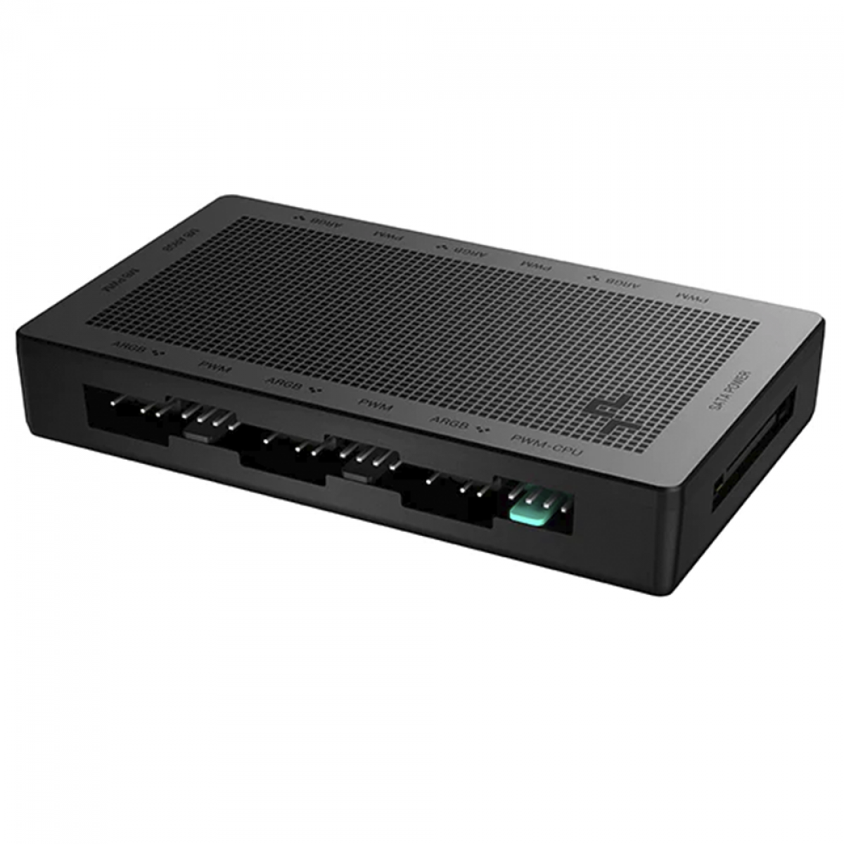 Hub PWM e ARGB 2-em-1 DeepCool SC790, 6 Portas, 5V, Black, R-SC790-BKNSNN-G
