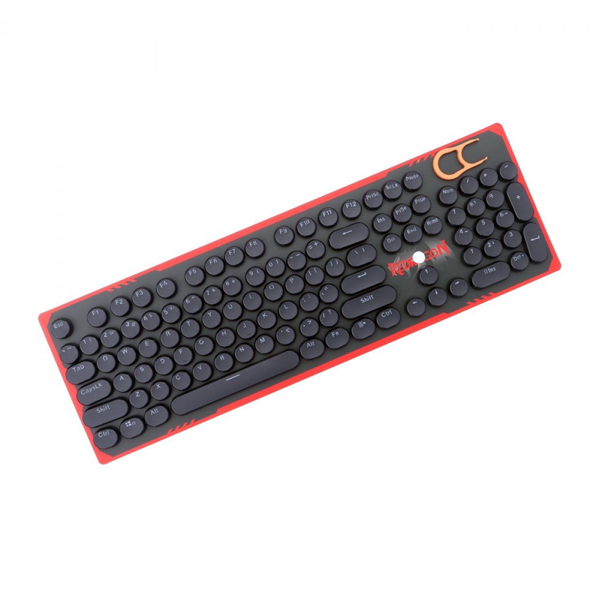Keycaps Redragon A106, ABS, ANSI, Double Shot, Black, 104 Teclas 