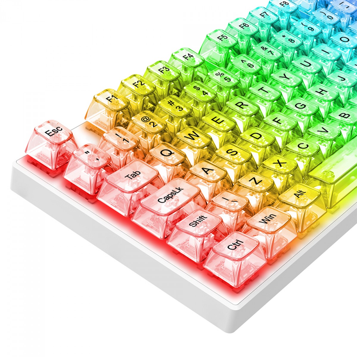 Keycaps Redragon Crystal, OSA, ABNT2, 117 Teclas, A137 PT