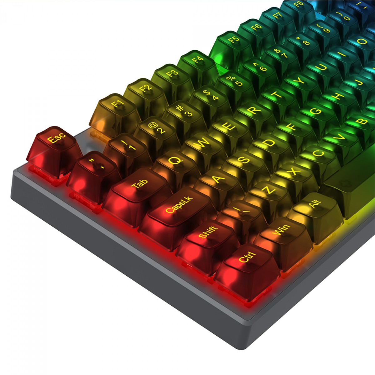 Keycaps Redragon Crystal, OSA, ABNT2, 117 Teclas, A138 PT