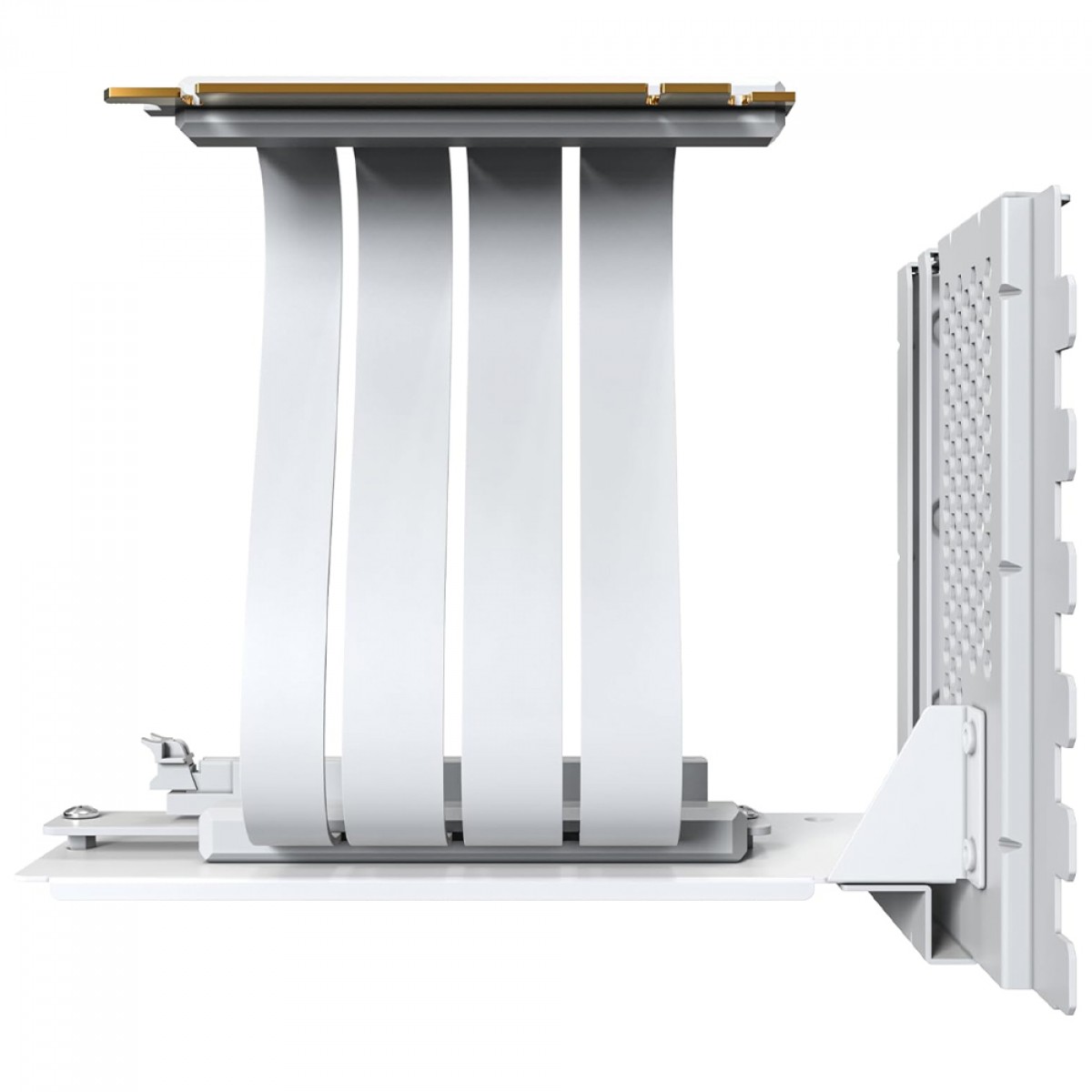 Kit De Suporte Para GPU Vertical Montech, PCIe 4.0, 200mm, Branco