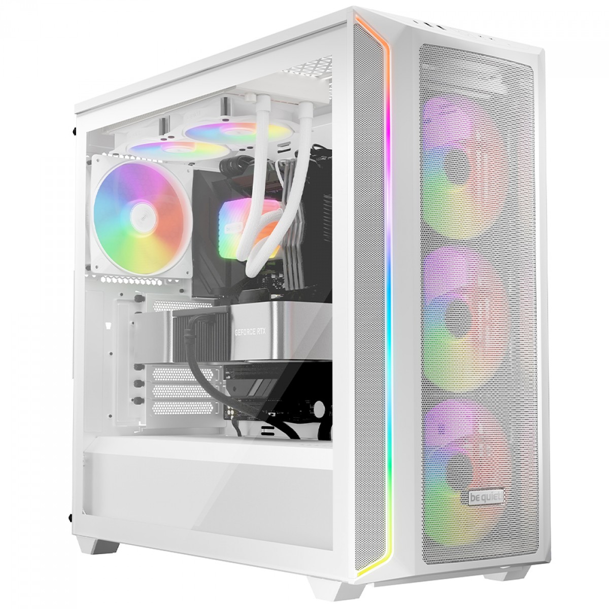 Kit Fan Com 3 Unidades Be Quiet Light Wings LX, ARGB, 140mm, PWM, Branco, BL128