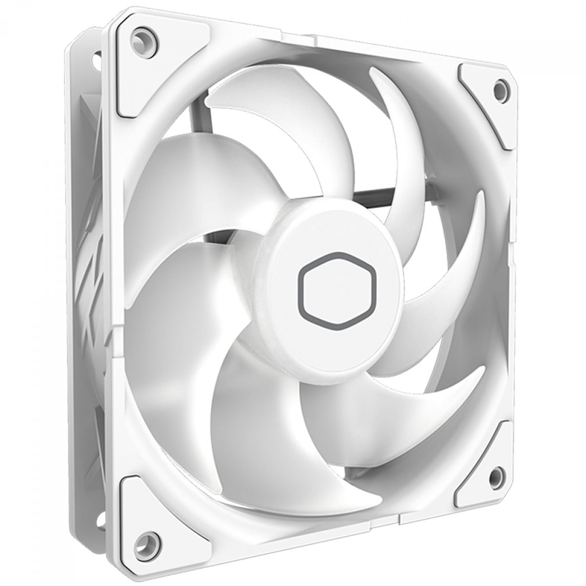 Kit Fan Com 3 Unidades Cooler Master SickleFlow Edge White Edition, ARGB, 120mm, Com Controladora, Branco, MFX-B2DW-253P2-R2