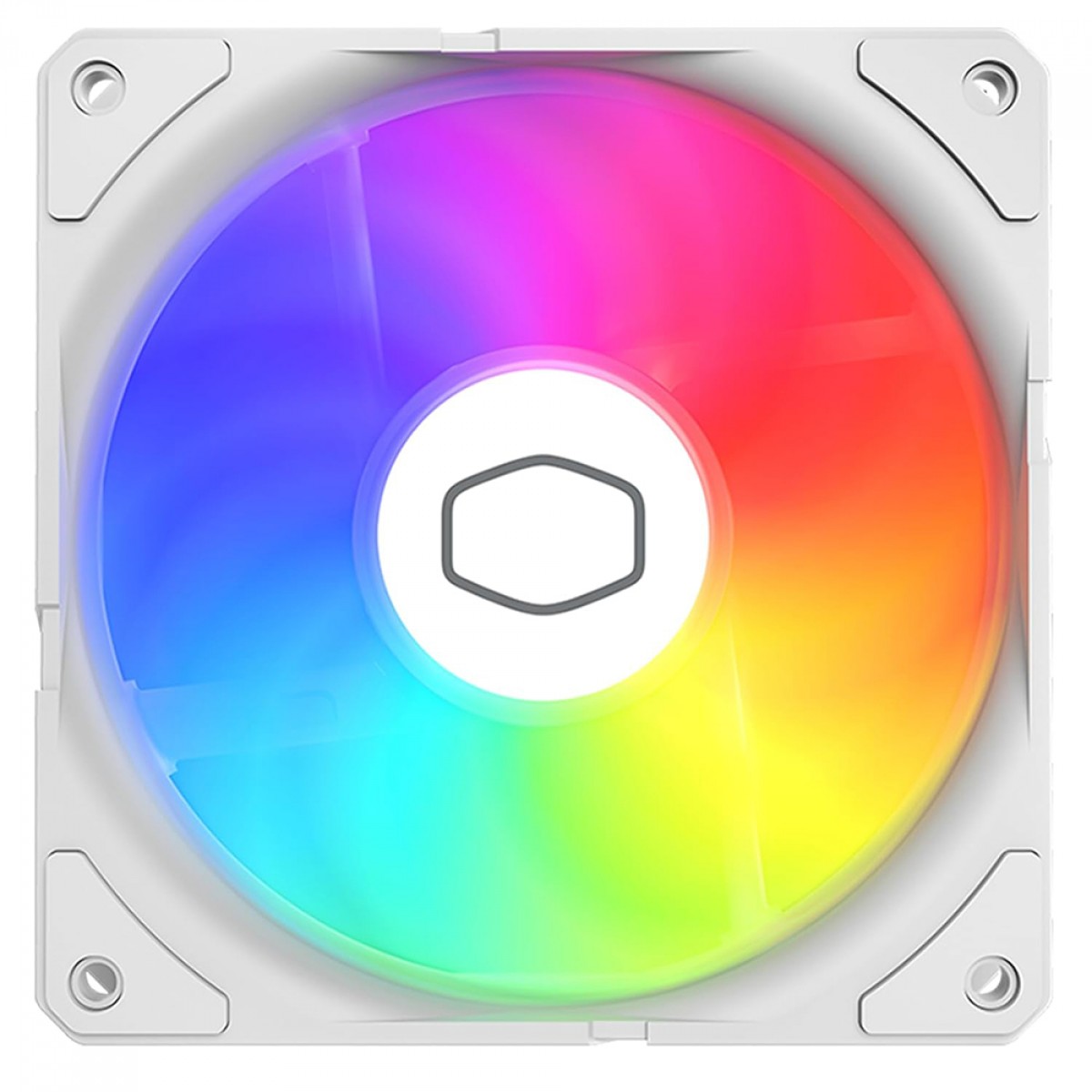 Kit Fan Com 3 Unidades Cooler Master SickleFlow Edge White Edition, ARGB, 120mm, Com Controladora, Branco, MFX-B2DW-253P2-R2