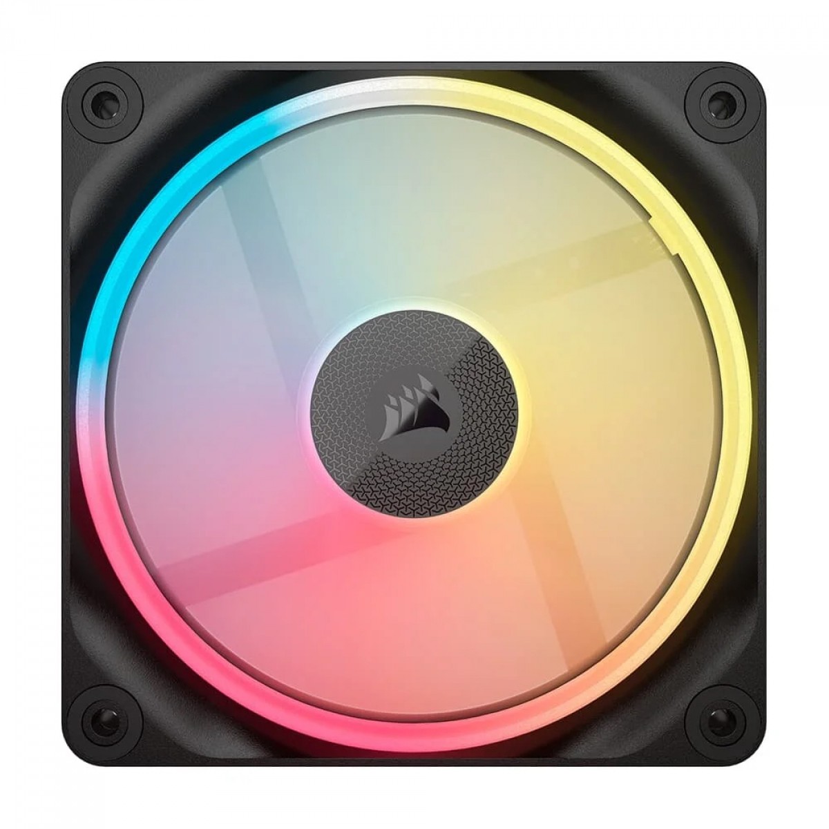 Kit Fan Com 3 Unidades Corsair iCUE LINK LX120-R, RGB, Reverse, 120mm, Preto, CO-9051050-WW