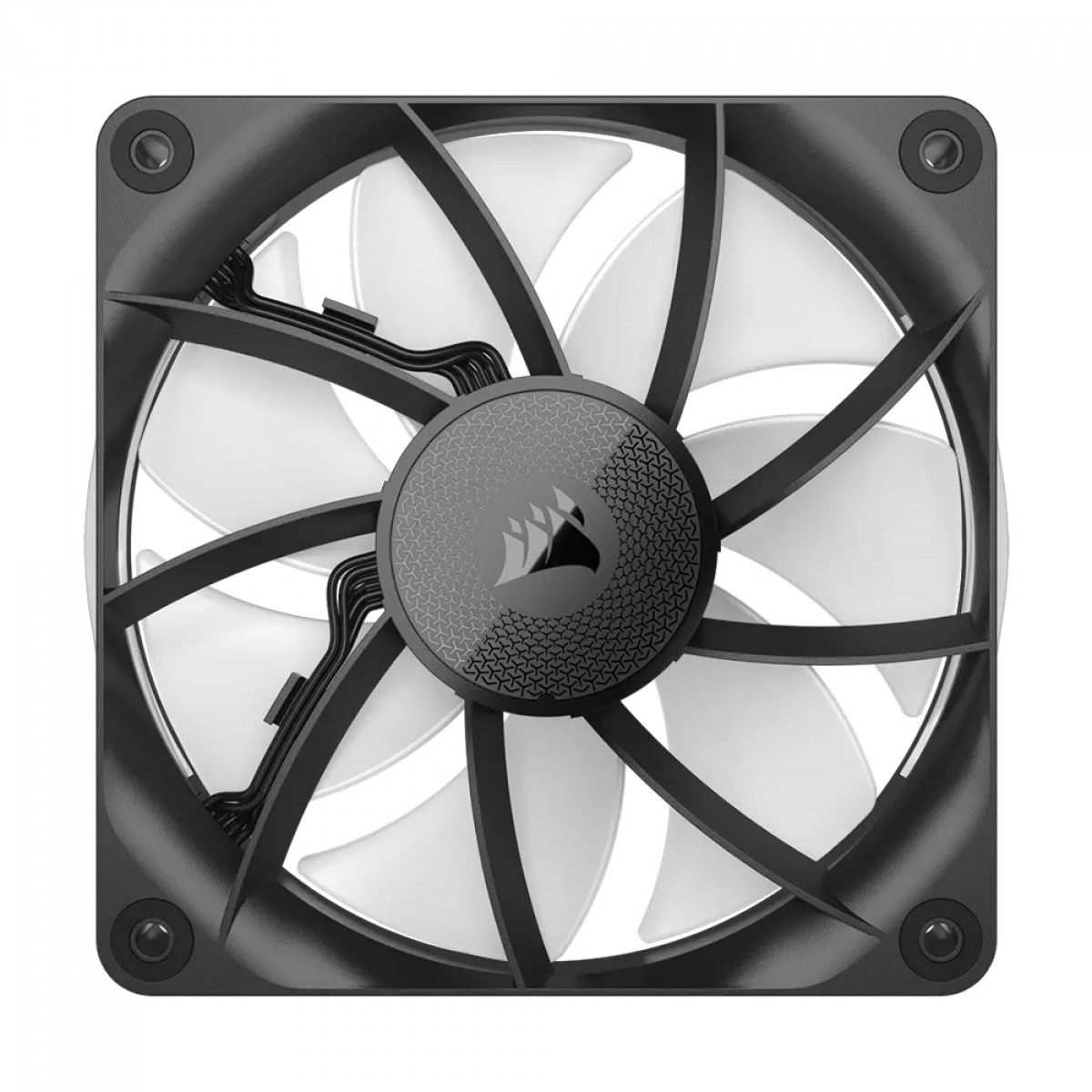 3287Kit Fan Com 3 Unidades Corsair iCUE LINK RX120, RGB, 120mm, Preto, CO-9051018-WW