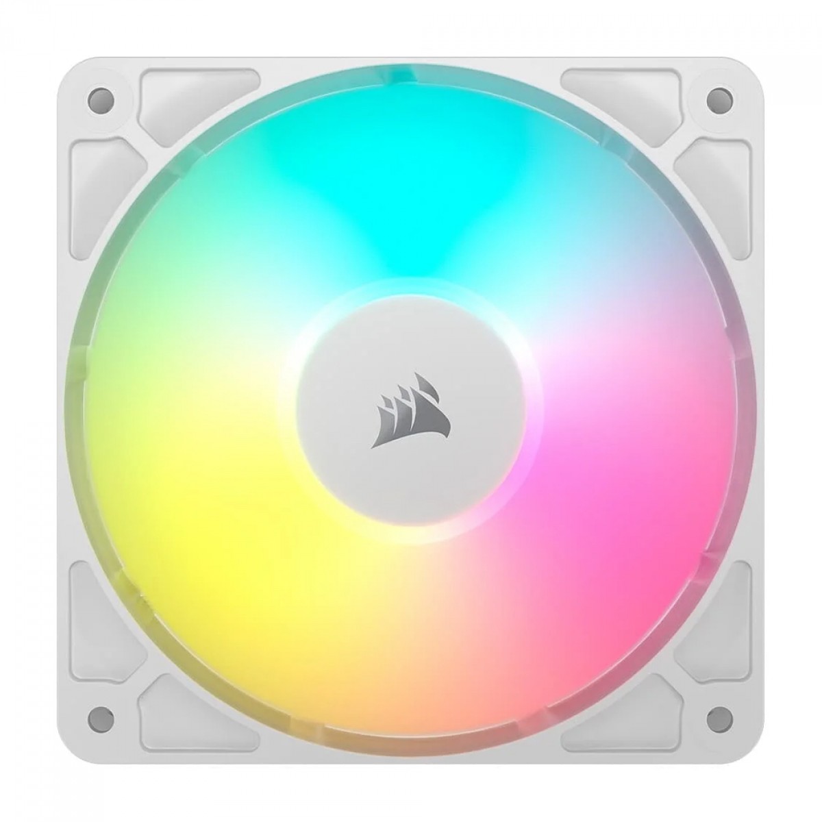 Kit Fan Com 3 Unidades Corsair RS120, ARGB, 120mm, Branco, CO-9050185-WW