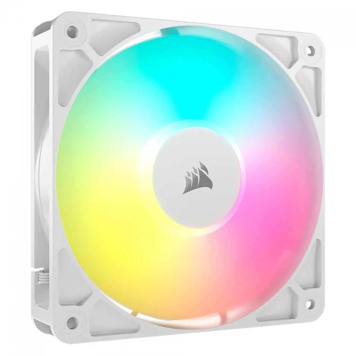 Kit Fan Com 3 Unidades Corsair RS120, ARGB, 120mm, Branco, CO-9050185-WW