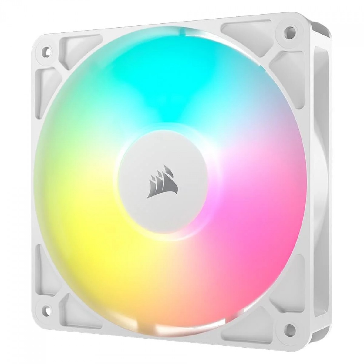 Kit Fan Com 3 Unidades Corsair RS120, ARGB, 120mm, Branco, CO-9050185-WW