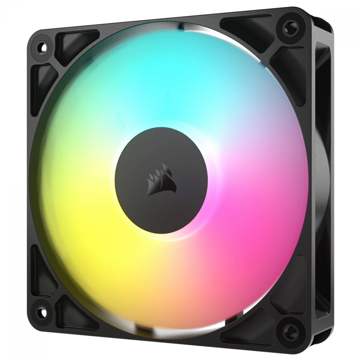 Kit Fan Com 3 Unidades Corsair RS120 ARGB, 120mm, PWM, Preto, CO-9050181-WW