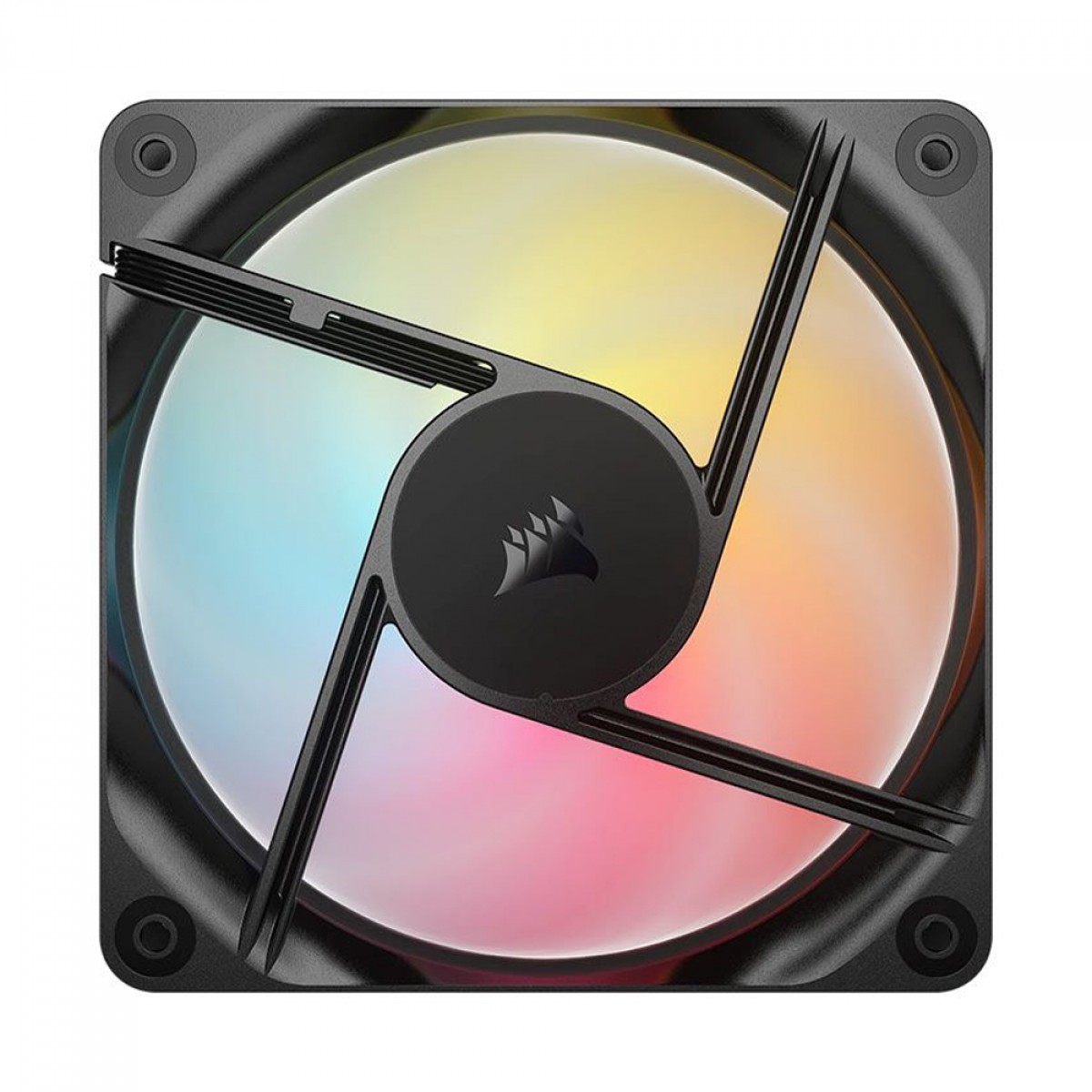 Kit Fan Com 3 Unidades Corsair RS120-R, ARGB, Reverse, 120mm, Preto, CO-9050196-WW