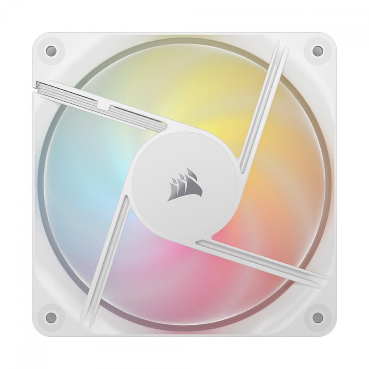 Kit Fan Com 3 Unidades Corsair RS120-R, ARGB, Reverse, 120mm, Branco, CO-9050197-WW