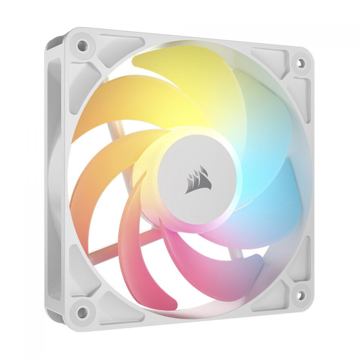 Kit Fan Com 3 Unidades Corsair RS120-R, ARGB, Reverse, 120mm, Branco, CO-9050197-WW