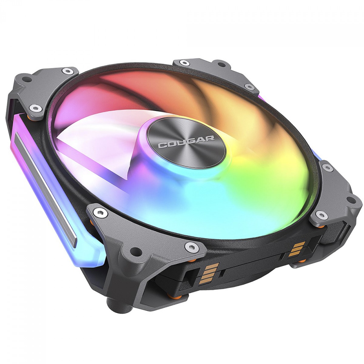 Kit Fan Com 3 Unidades Cougar Apolar, 120mm, ARGB, PWM, Preto, 3MAPR12A3.0001