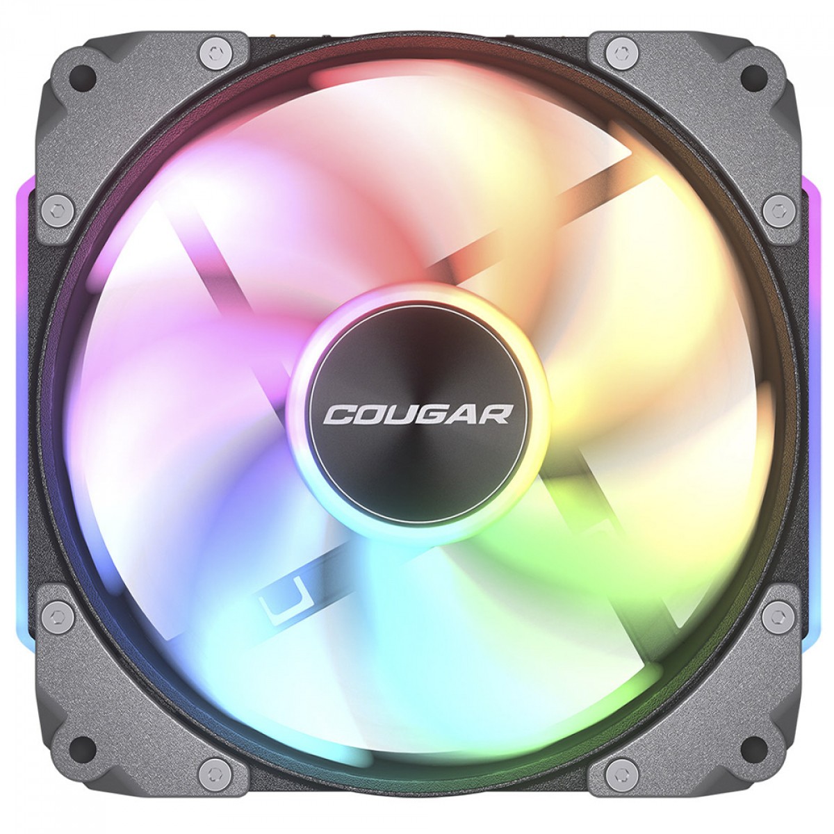 Kit Fan Com 3 Unidades Cougar Apolar, 120mm, ARGB, PWM, Preto, 3MAPR12A3.0001