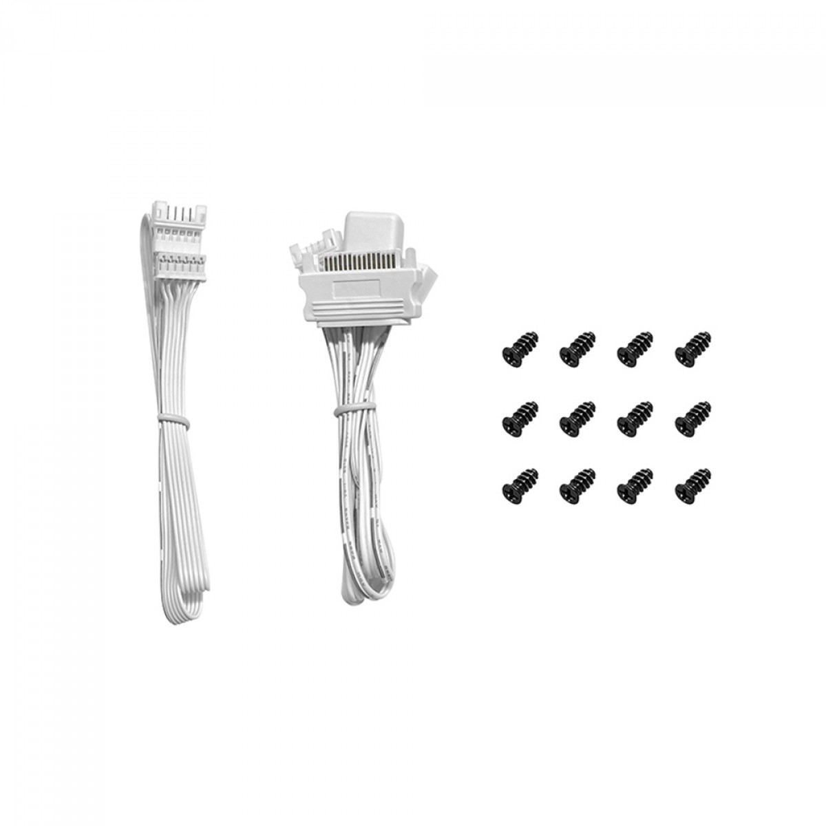 Kit Fan com 3 Unidades DeepCool FC120 WH, RGB, 120mm, White, R-FC120-WHAMN3-G-1