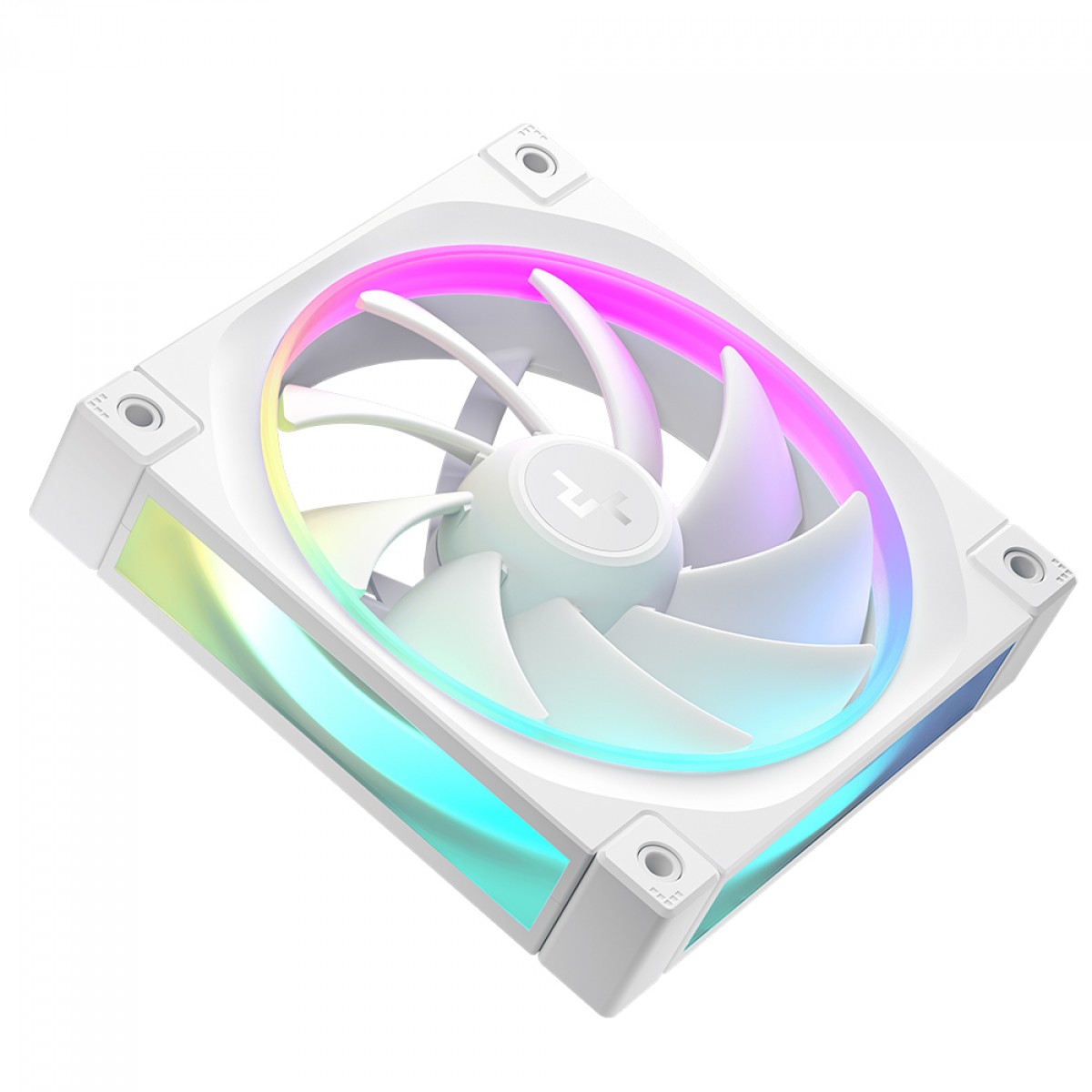 Kit Fan Com 3 Unidades DeepCool FL12 WH, ARGB, 120mm, PWM, Branco, R-FL12-WHAPN3-G