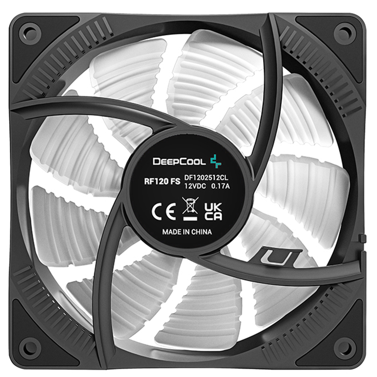 Kit Fan com 3 Unidades Deepcool RF120, 3 Cores, 120mm, PD-FLED3-RF120FS-3P