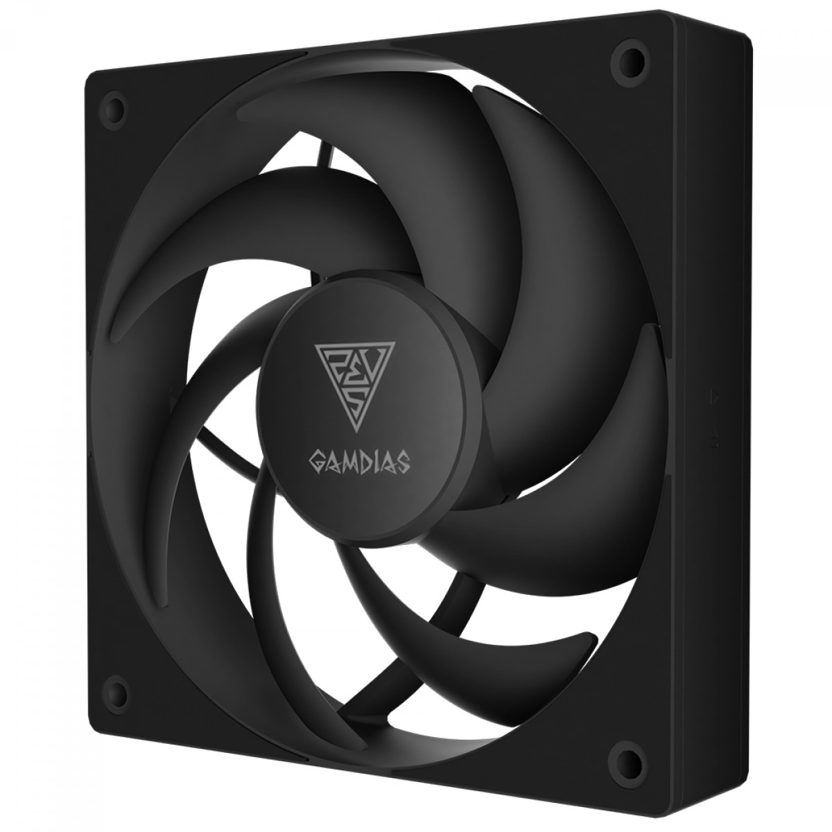 Kit Fan com 3 Unidades Gamdias Notus M1-1203, 120mm, PWM, Preto