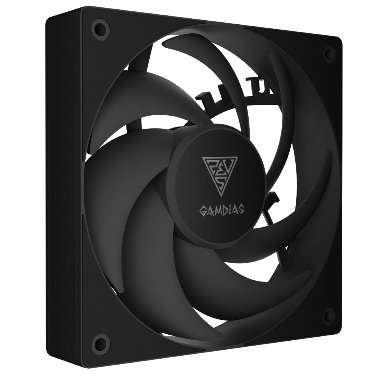 Kit Fan com 3 Unidades Gamdias Notus M1-1203, 120mm, PWM, Preto