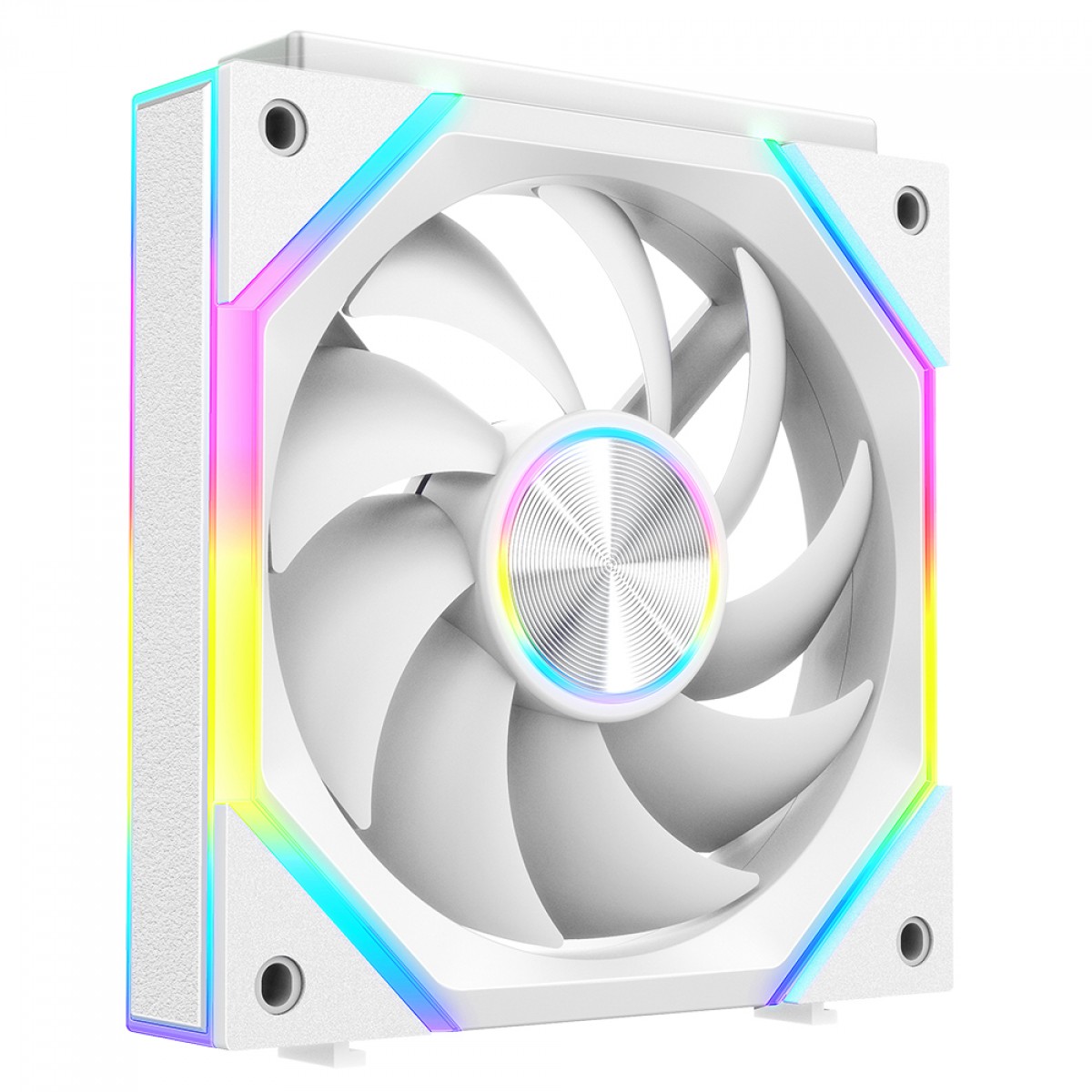 Kit Fan Com 3 Unidades SuperFrame Pulse, ARGB, 120mm, PWM, Branco, SF-FN-PSK12AW