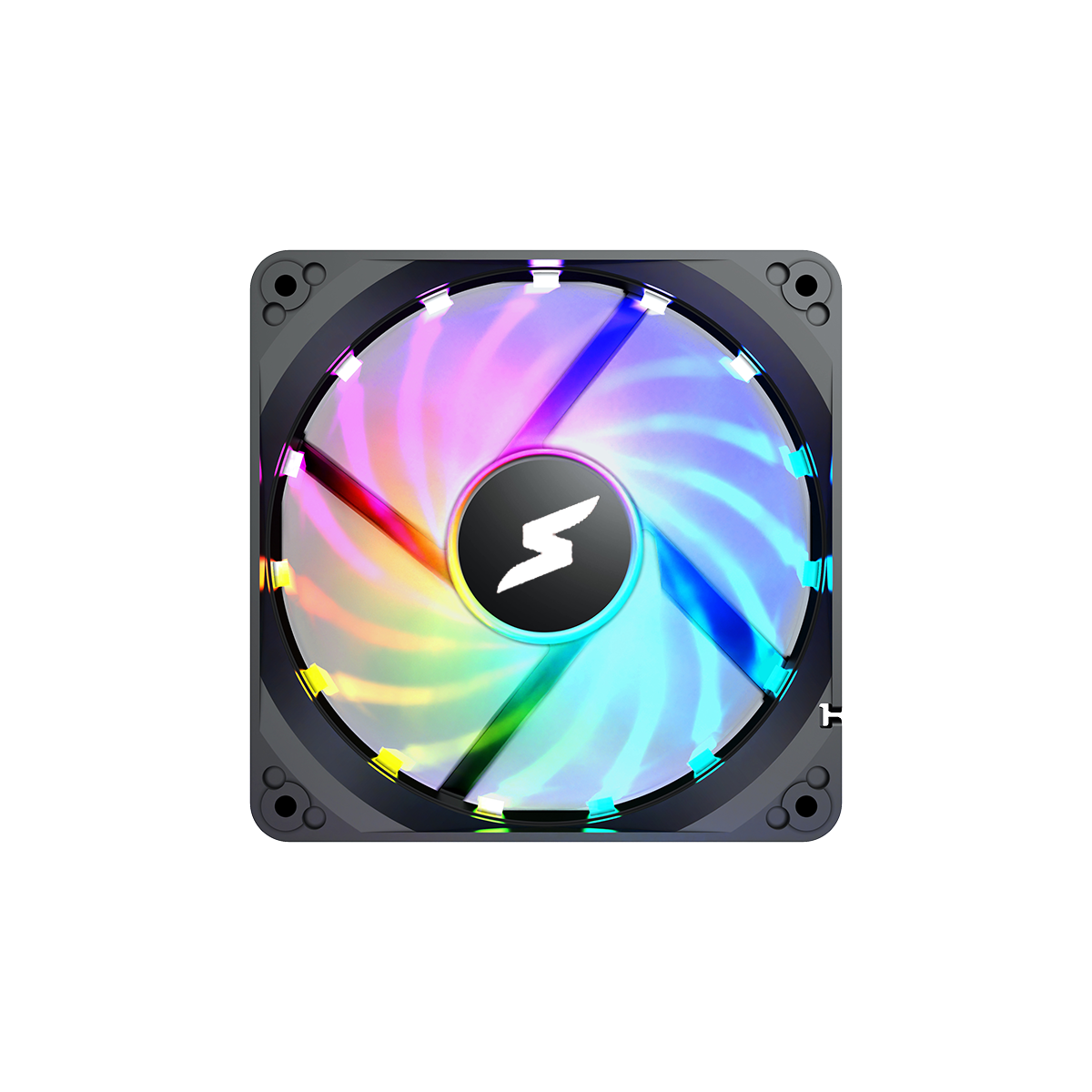 Kit Fan Com 3 Unidades SuperFrame Still, ARGB, 120mm, Com Controladora, Black, SF-02