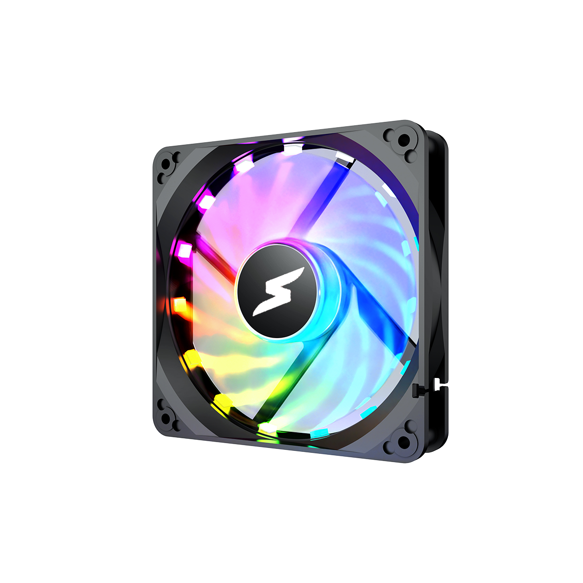 Kit Fan Com 3 Unidades SuperFrame Still, ARGB, 120mm, Com Controladora, Black, SF-02