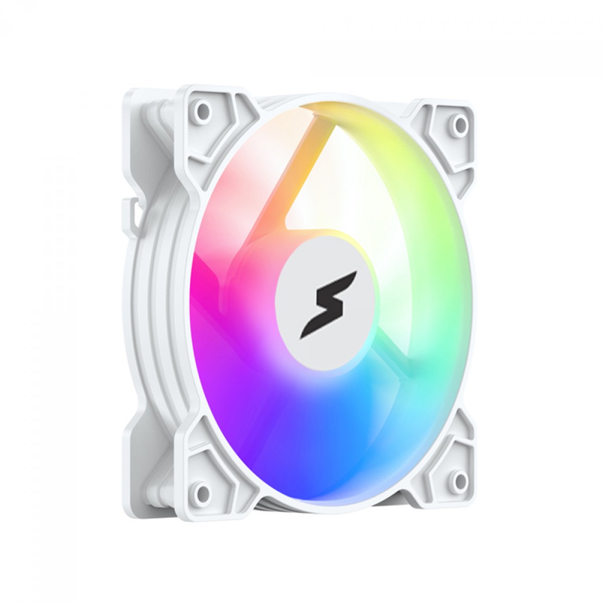 Kit Fan Com 3 Unidades SuperFrame Swift, ARGB, 120mm, White, Com Controladora SF-03