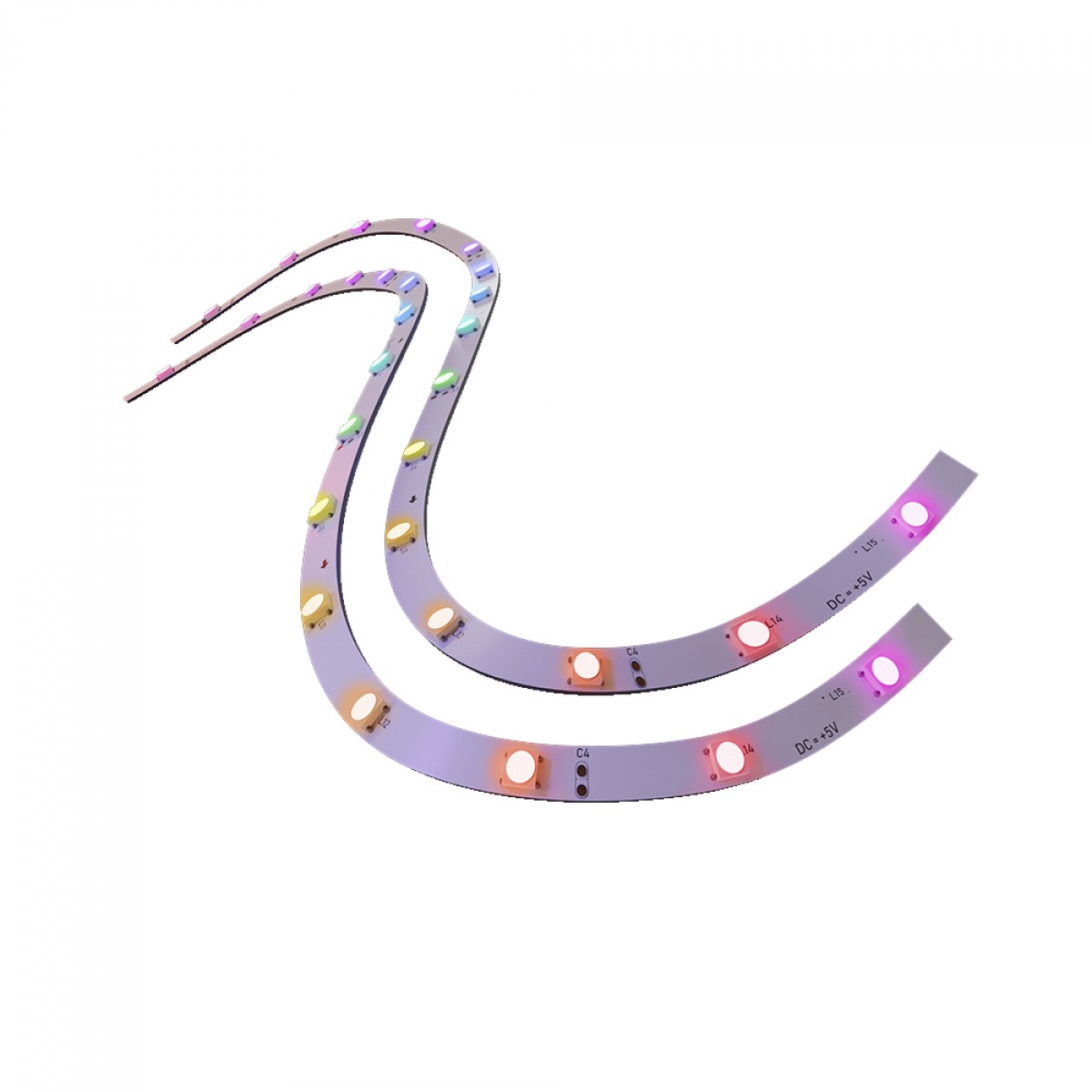 Kit Fan com 4 Unidades Gamdias Aeolus, RGB, Black, 120mm, Com Controlador, AEOLUS M2-1204R-ELITE