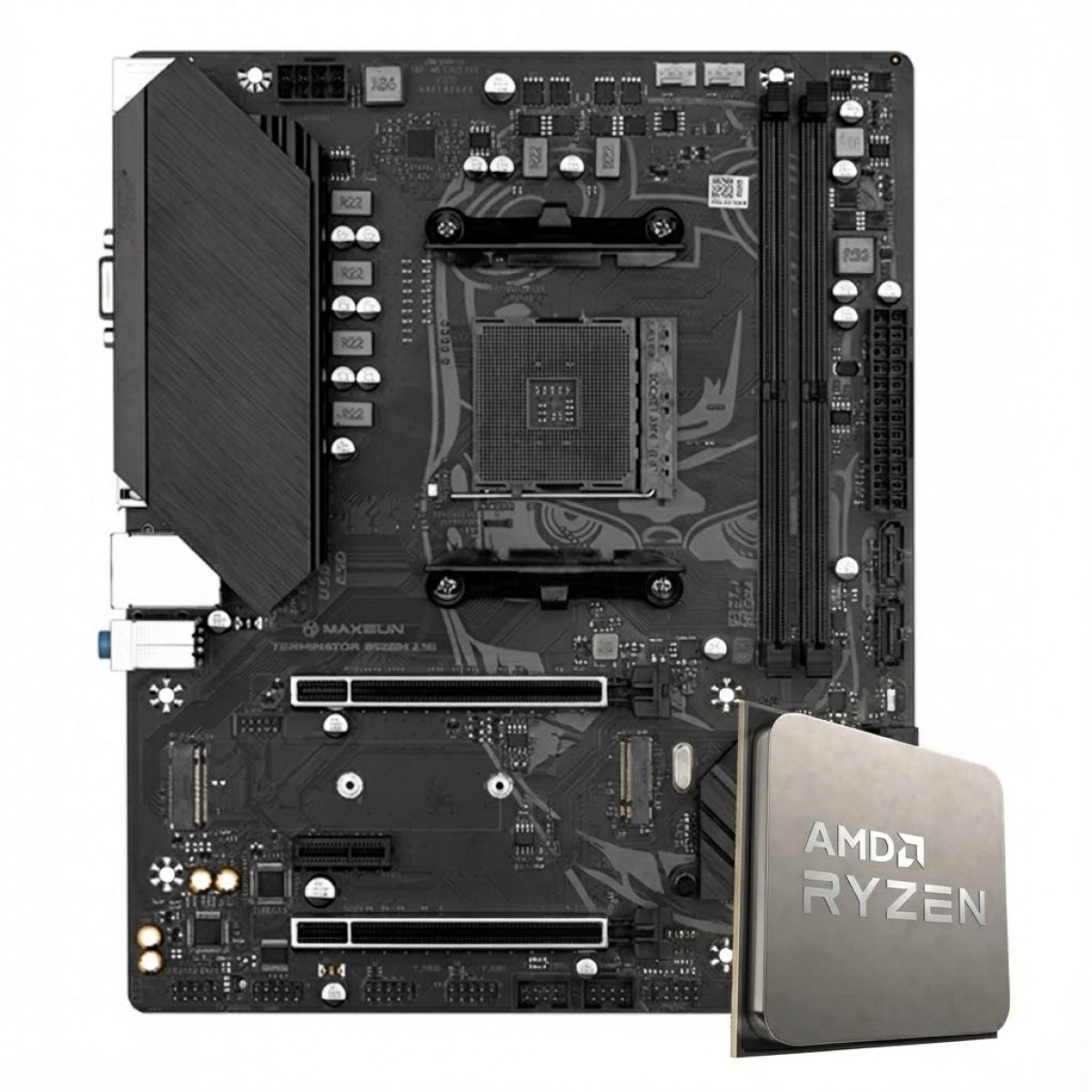 Kit Upgrade, AMD Ryzen 5 3400G, Placa Mãe Chipset B550