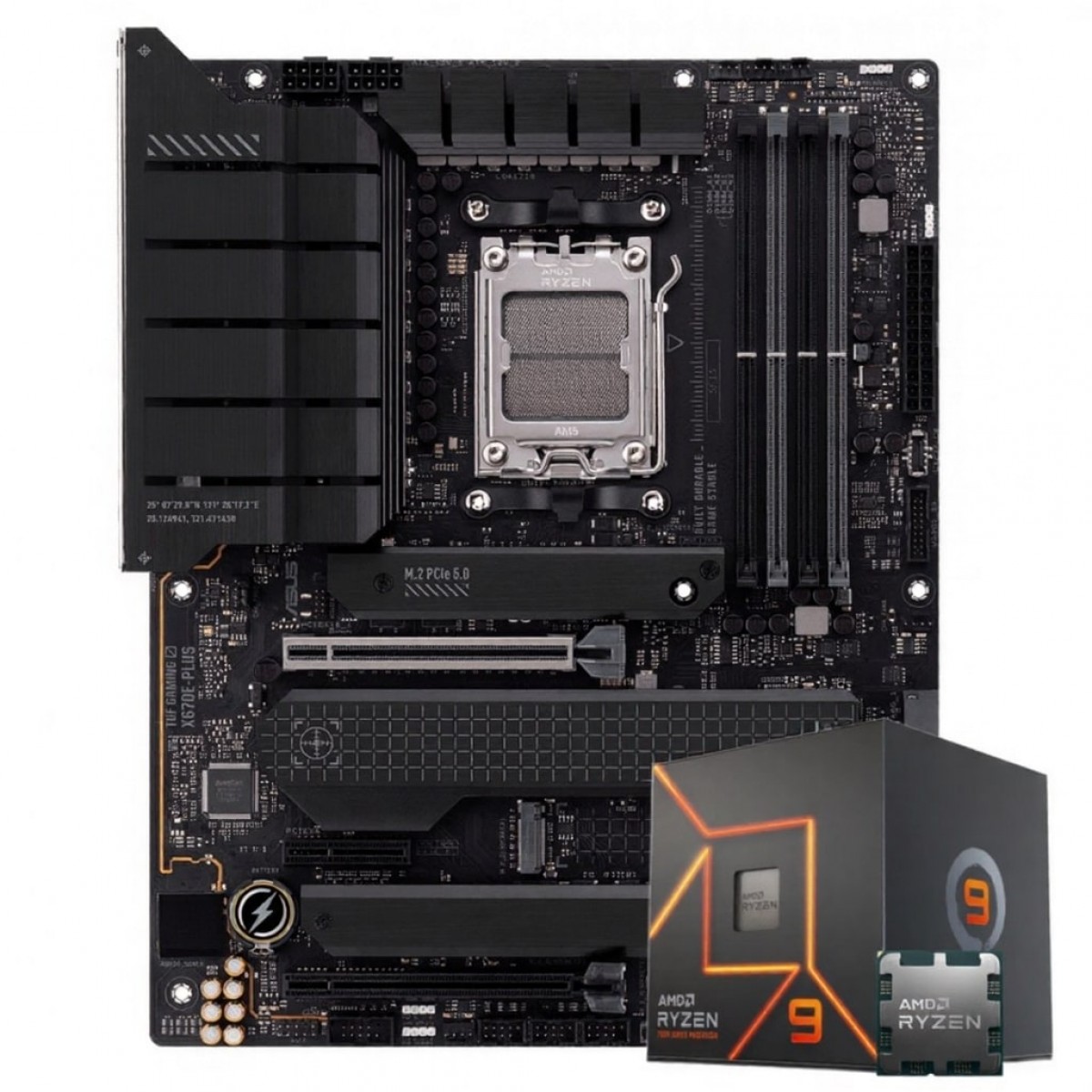 Kit Upgrade, AMD Ryzen 9 9900X3D, Placa Mãe Chipset B850