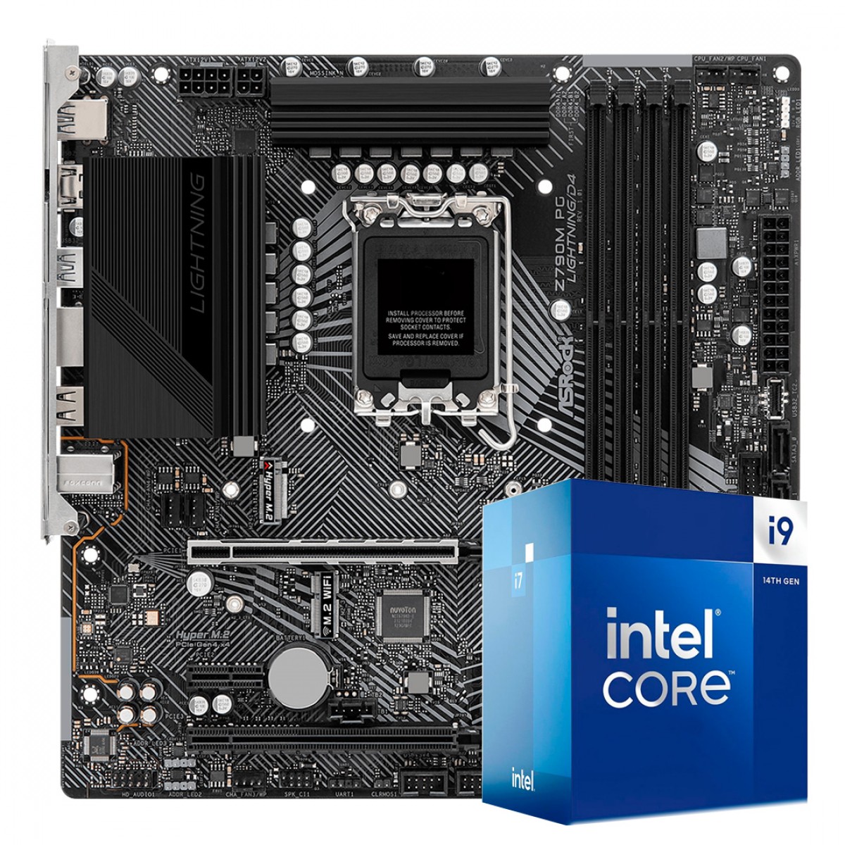 Kit Upgrade, Intel Core i9 14900F, Placa Mãe Chipset Z790