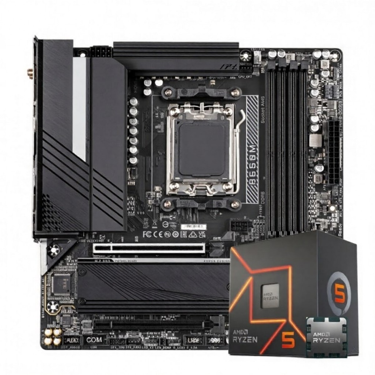 Kit Upgrade, Ryzen 5 8400F, Placa Mãe Chipset B650