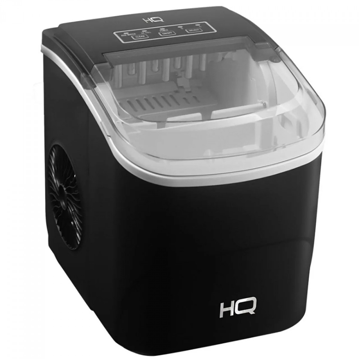 Máquina de Gelo HQ 12kg Turbo Ice Premium, 127V, Preta, HQ-MG12KGDP1