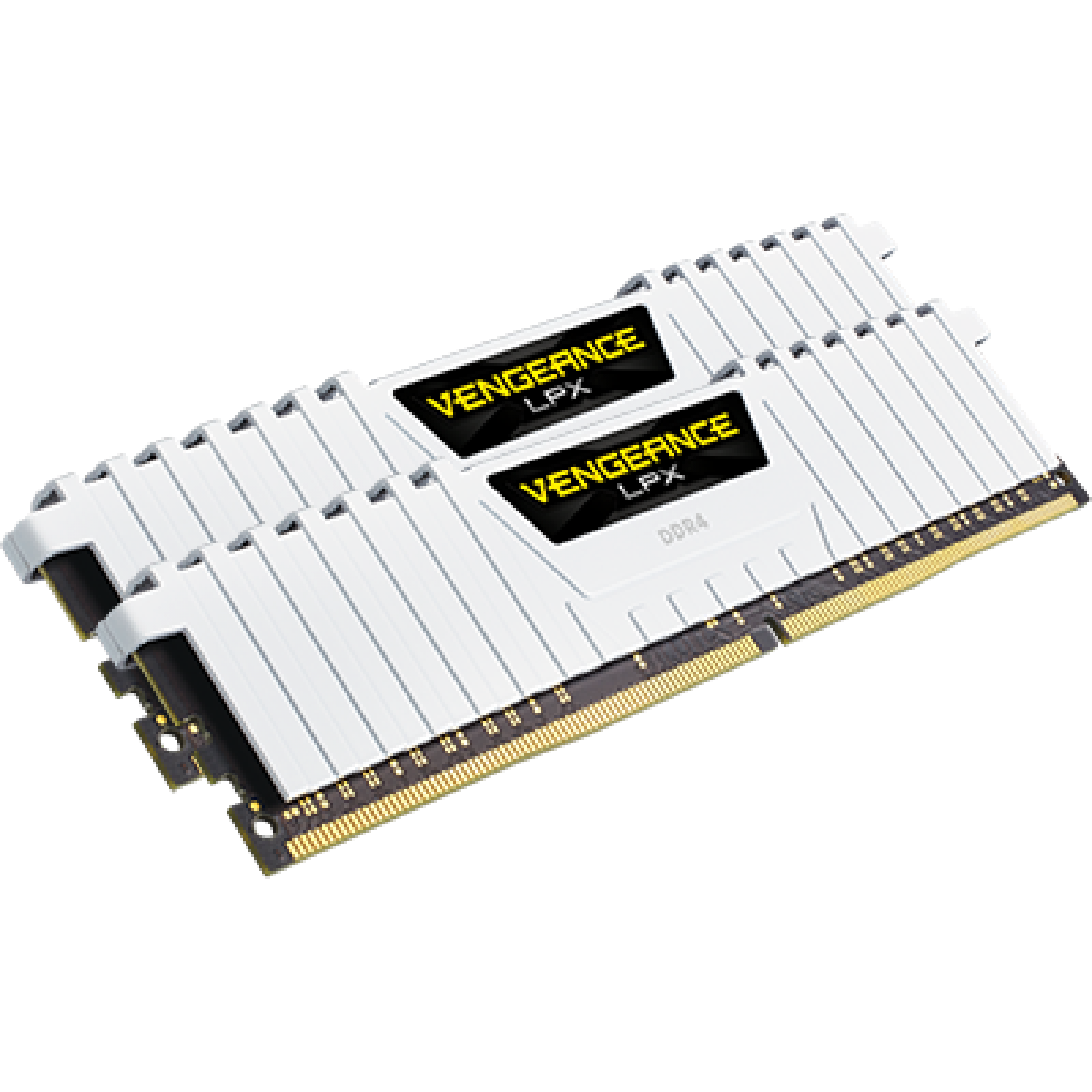 Memória DDR4 Corsair Vengeance LPX 16GB (2x8GB), 3200MHz, White, CMK16GX4M2E3200C16W