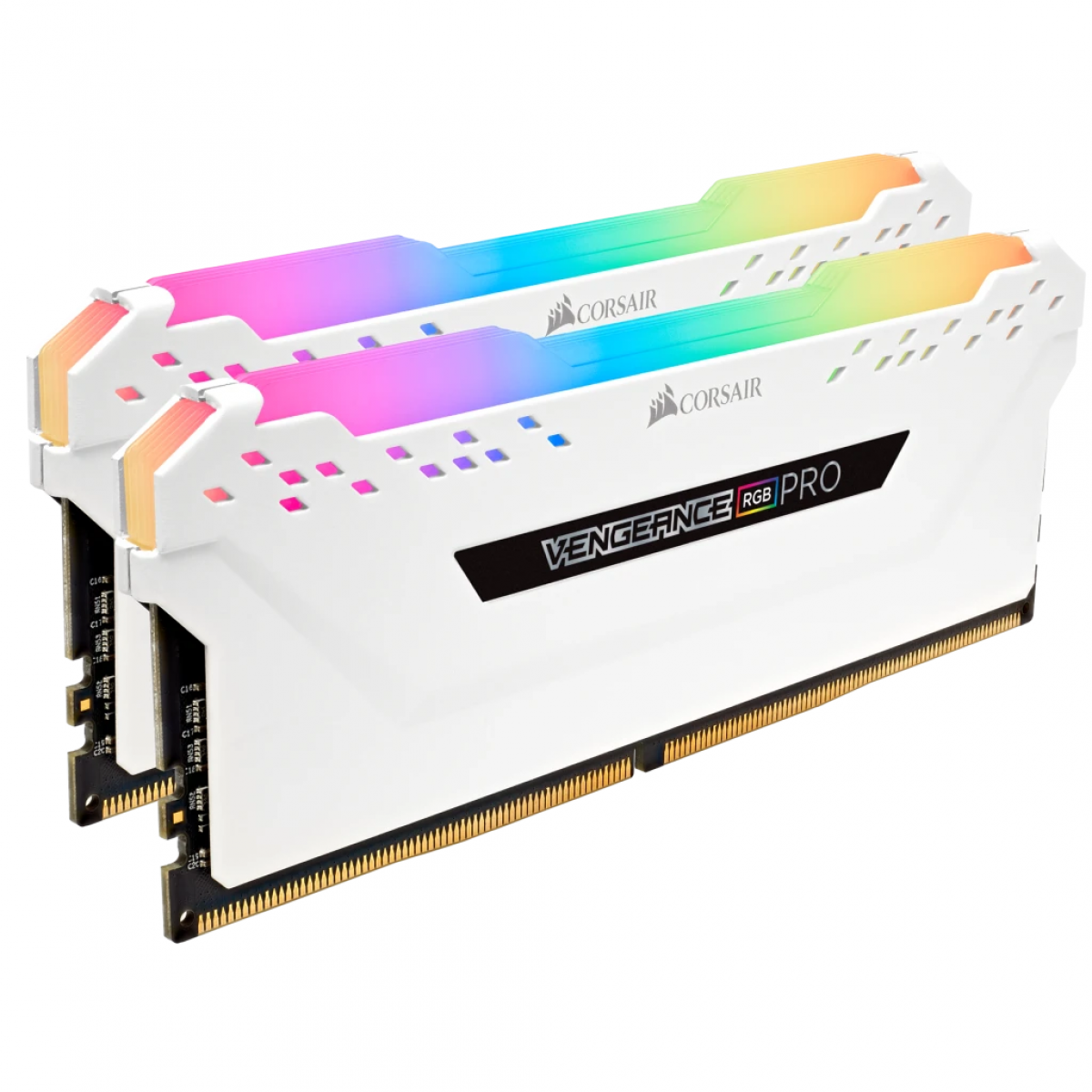 Memória DDR4 Corsair Vengeance RGB Pro, 16GB (2x8GB) 3200MHz, White, CMW16GX4M2C3200C16W