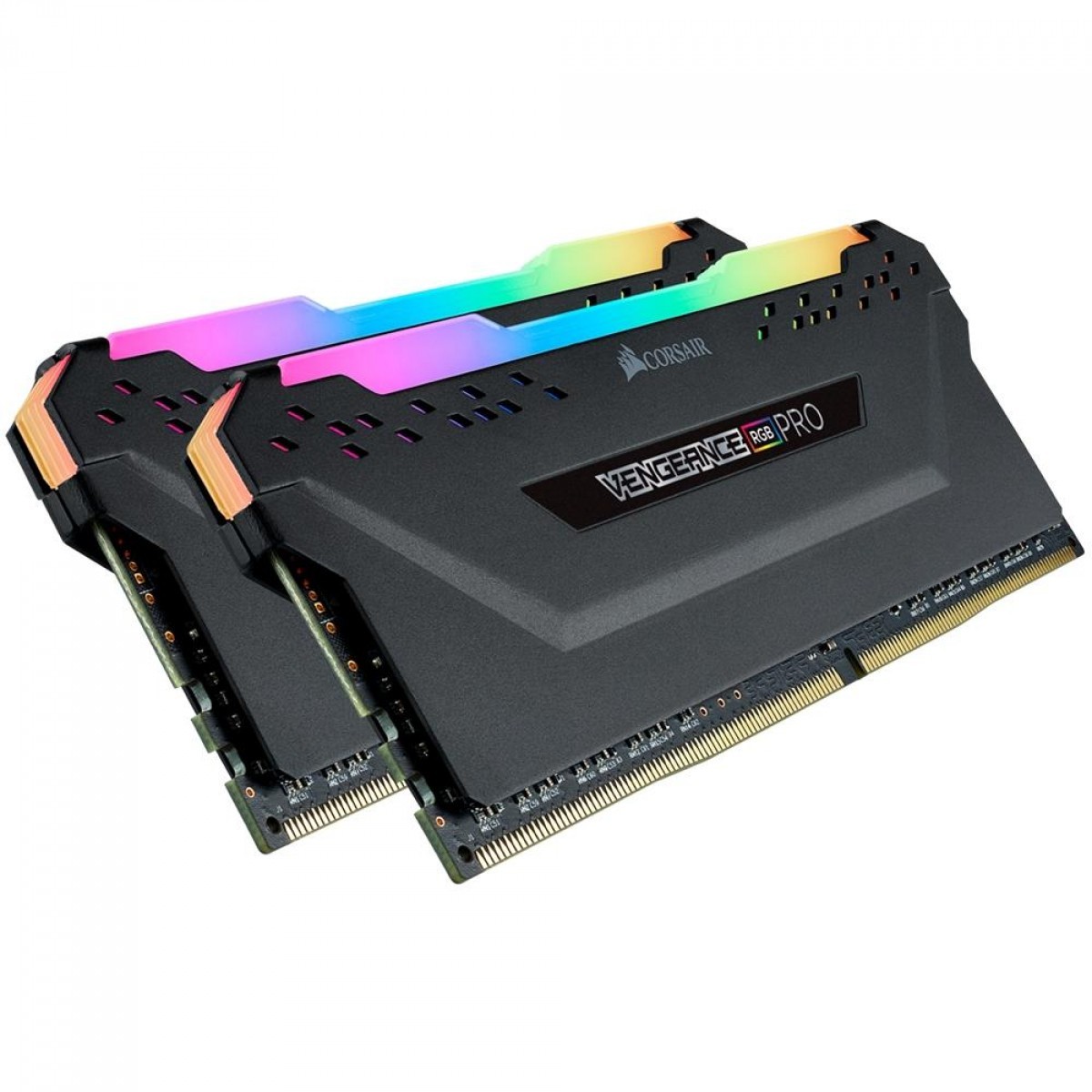 Memória DDR4 Corsair Vengeance RGB Pro, 32GB (2x16GB), 3200MHz, Preto, CMW32GX4M2E3200C16