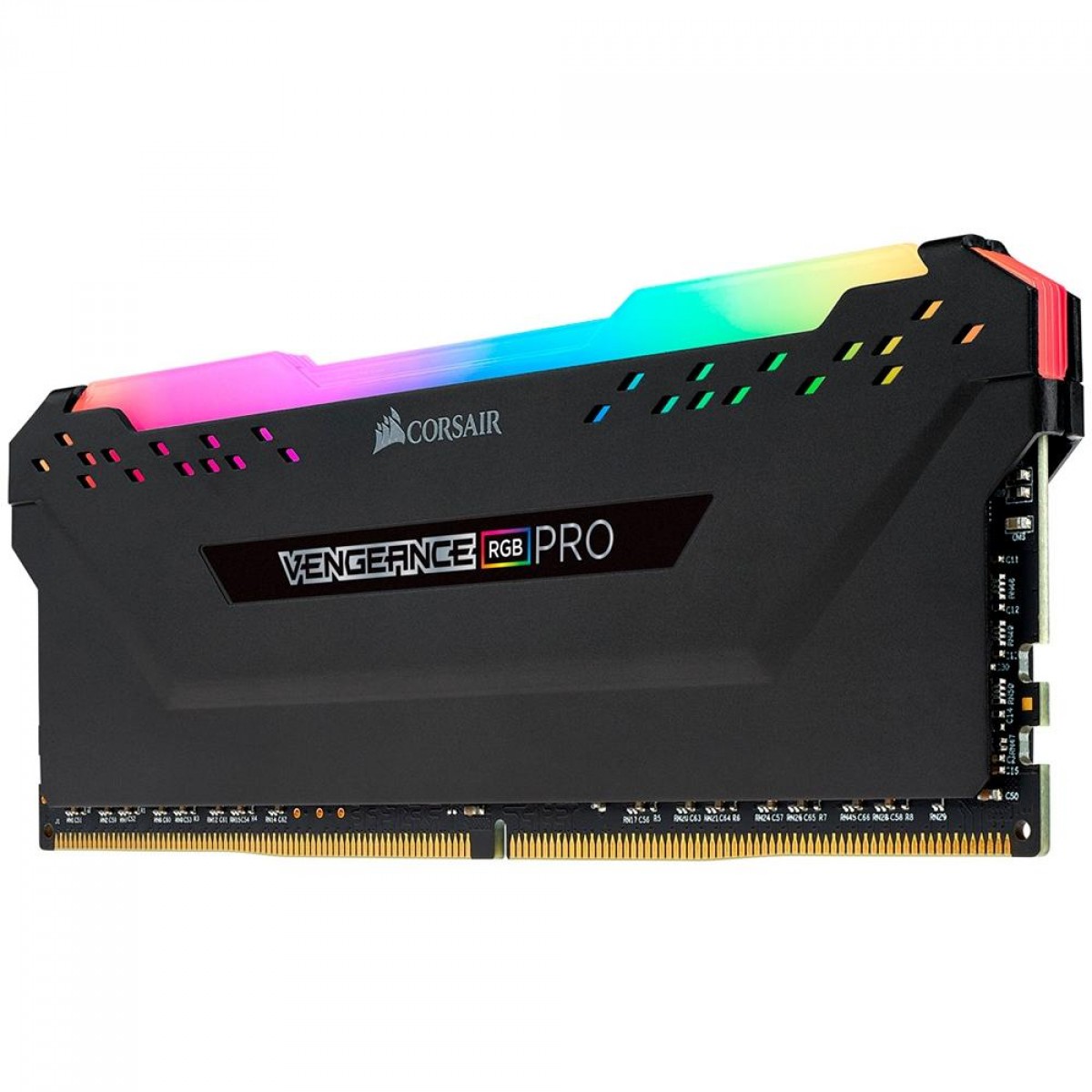 Memória DDR4 Corsair Vengeance RGB Pro, 8GB, 3200MHz, Black, CMW8GX4M1E3200C16