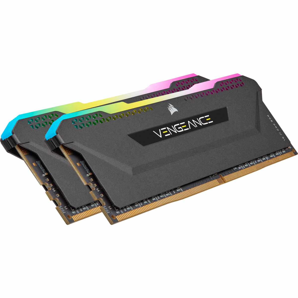 Memória DDR4 Corsair Vengeance RGB PRO SL, 16GB (2x8GB) 3200MHz, Black, CMH16GX4M2Z3200C16