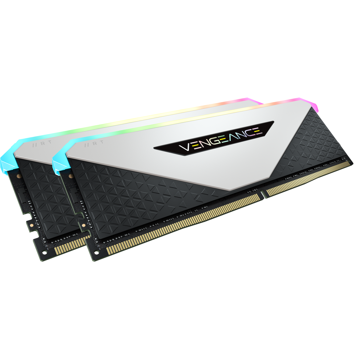 Memória DDR4 Corsair Vengeance RGB RT, 32GB (2x16GB), 3200MHz, White, CMN32GX4M2Z3200C16W