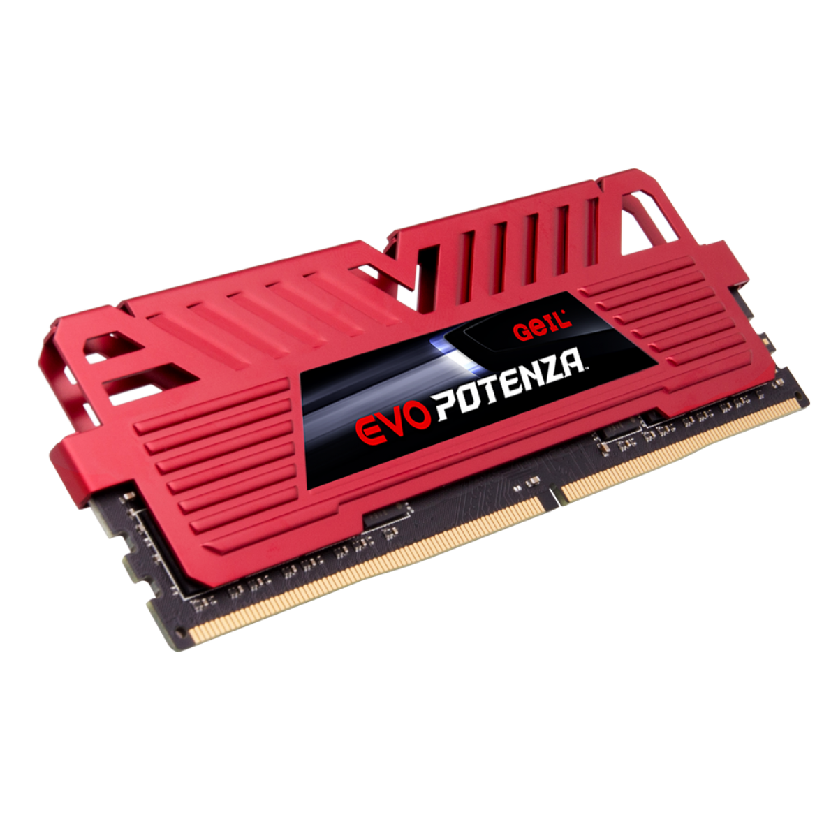 Memória DDR4 Geil Evo Potenza, 8GB, 3200MHz, Red, GAPR48GB3200C16BSC