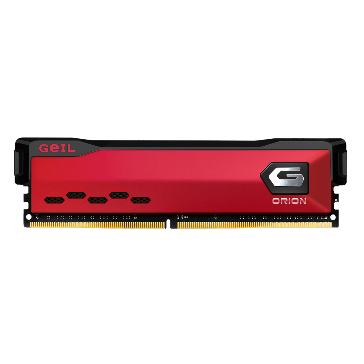 Memória DDR4 Geil Orion, 16GB, 3200MHz, Red, GAOR416GB3200C16BSC