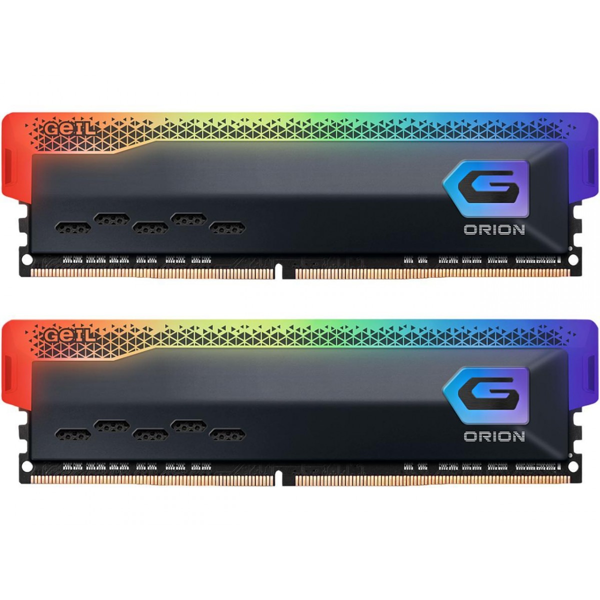 Memória DDR4 Geil Orion, Edição AMD, 16GB (2x8GB) 3600MHz, RGB, Grey, GAOSG416GB3600C18BDC