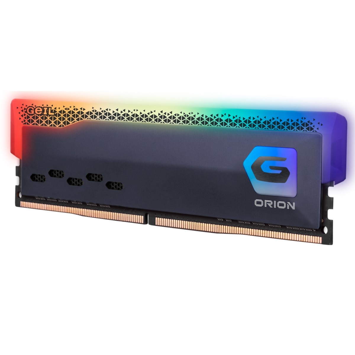 Memória DDR4 Geil Orion RGB, 8GB, 3200MHz, Gray, GAOSG48GB3200C22SC