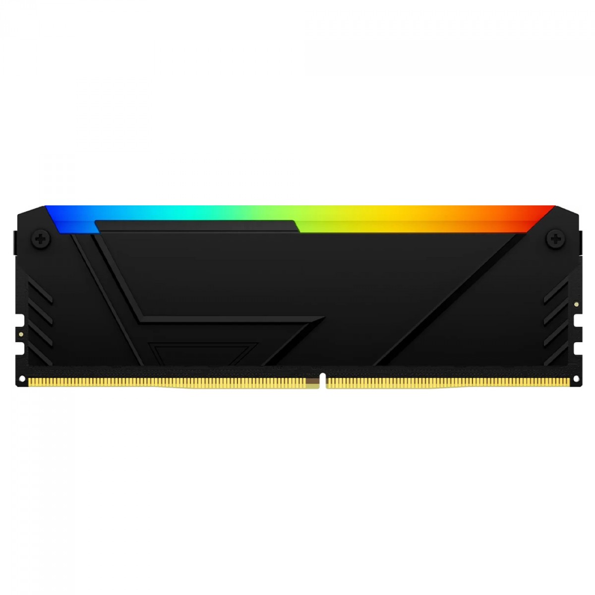 Memória DDR4 Kingston Fury Beast RGB, 16GB (2x8GB), 3200MHz, Preto, KF432C16BB2AK2/16