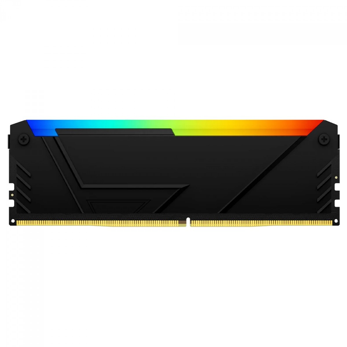 Memória DDR4 Kingston Fury Beast, RGB, 8GB, 3200MHz, Black, KF432C16BB2A/8