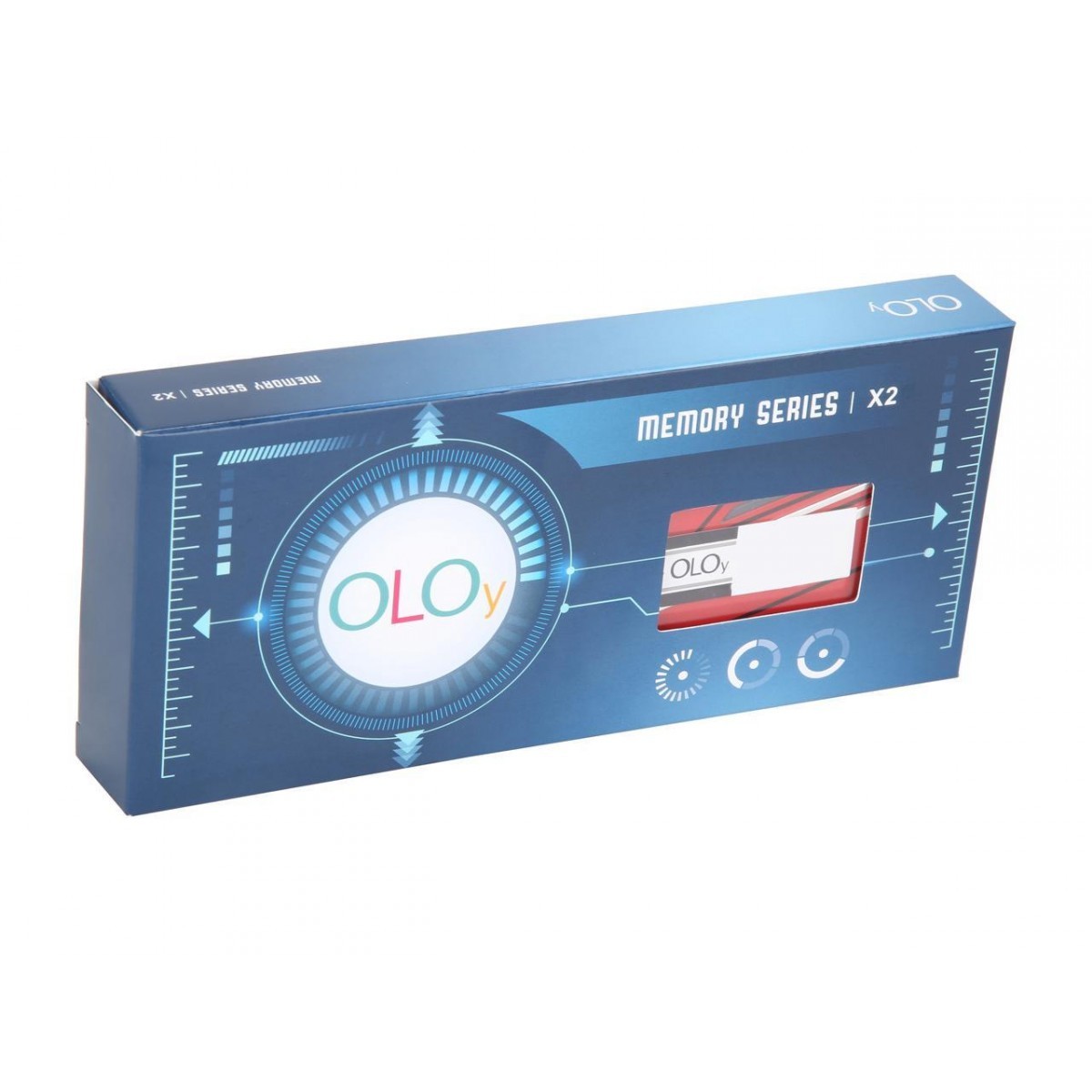 Memória DDR4 OLOy WarHawk Red, 16GB (2x8GB), 3000MHZ, RGB, MD4U083016BCDA