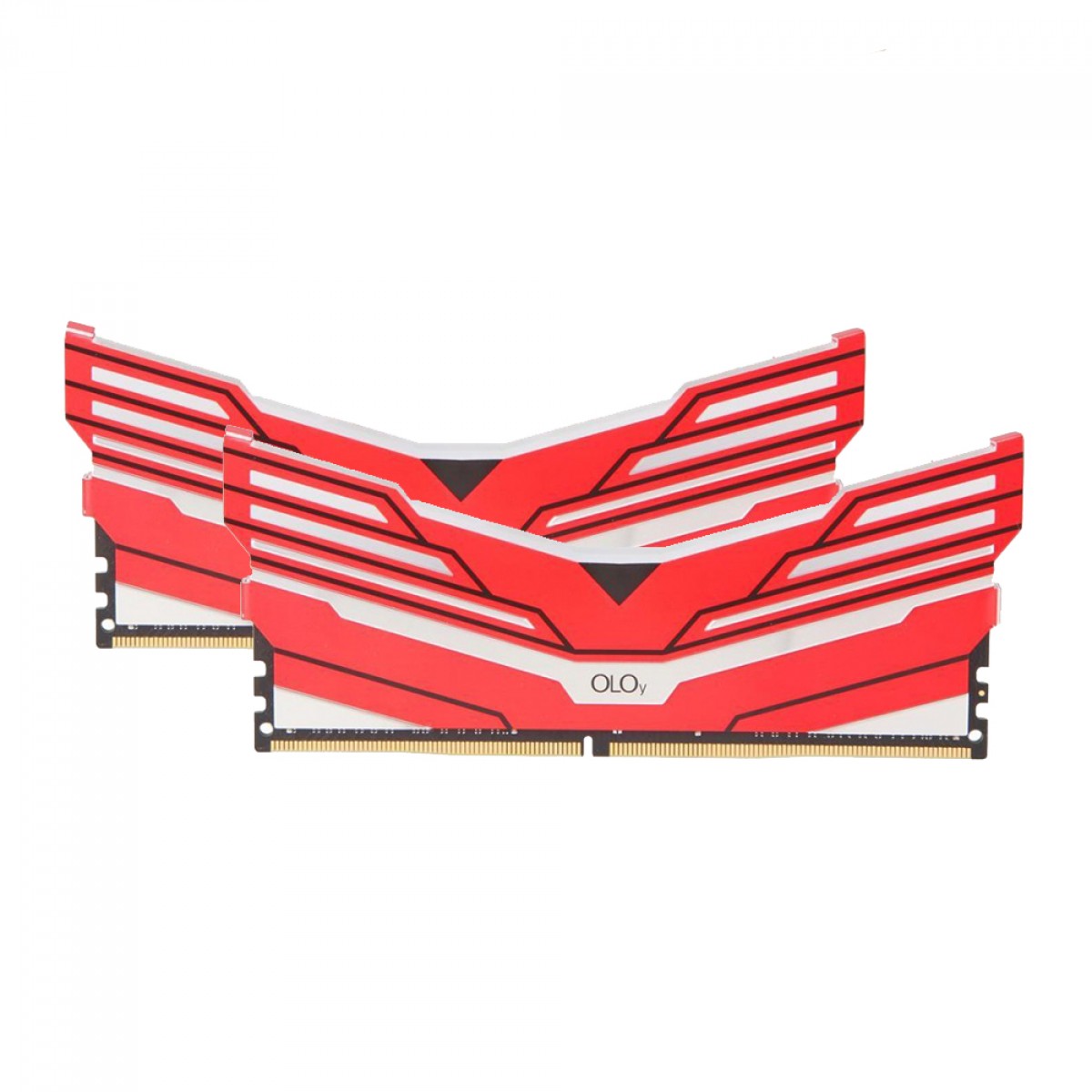 Memória DDR4 OLOy WarHawk Red, 16GB (2x8GB), 3000MHZ, RGB, MD4U083016BCDA 