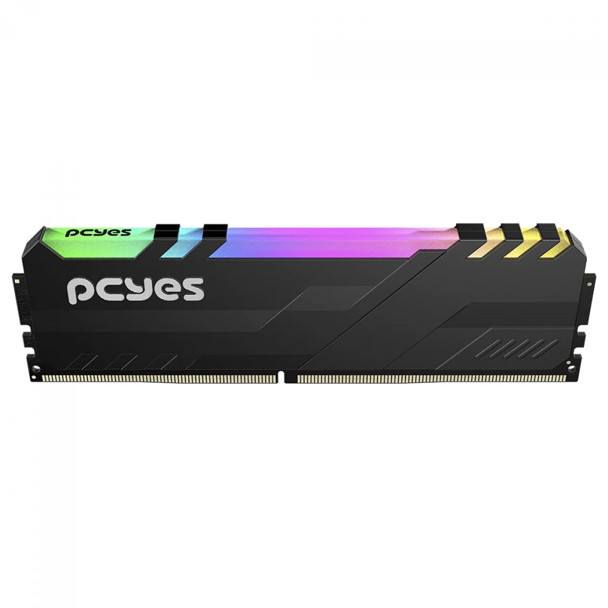     Memória DDR4 PCYes, RGB, 8GB, 3200MHz, Preto, PM083200D4BR